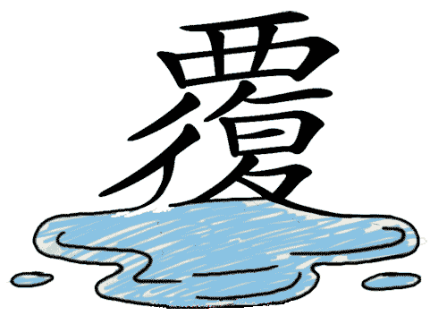 看图猜成语答案:覆水难收iiy成语查询